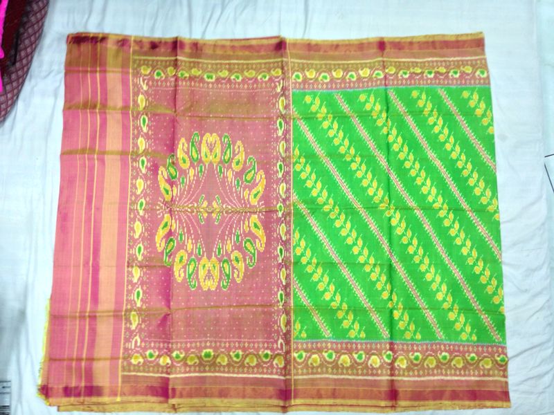 Green Patola Saree