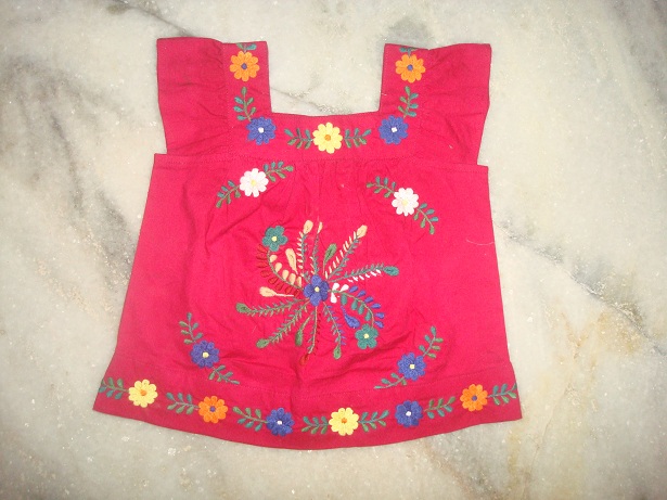 Girls Mexican Top, Color : Multi