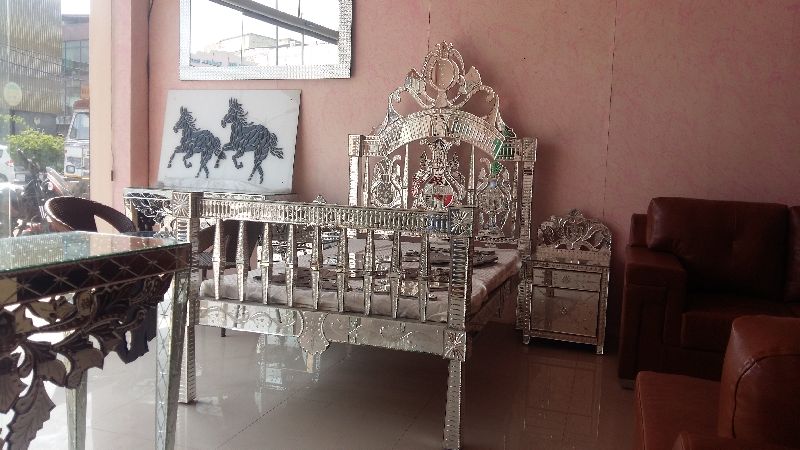Venetian Glass Bed, for Bedroom, Size : 5x7ft, 6x8ft