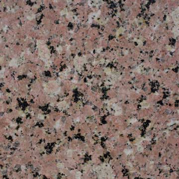 Bush Hammered Rosy Pink Granite Slab