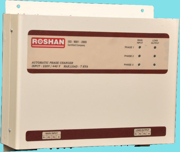 Roshan Automatic Phase Changer, Size : L*B*W:: 280*300*90 mm