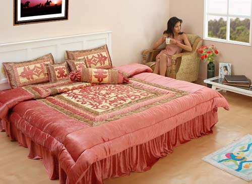Designer Bed Cover Manufacturer From Panipat India Designer Bed Cover 001