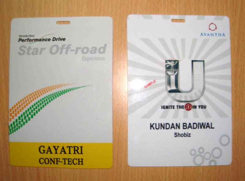 Pvc Conference Cards