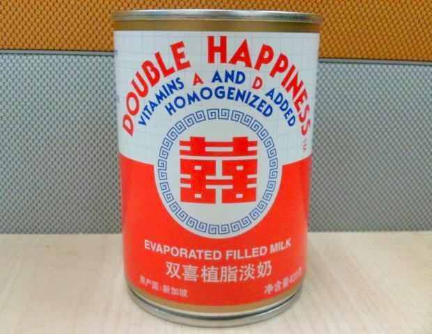 DOUBLE HAPPINESS Evaporated Filled Milk