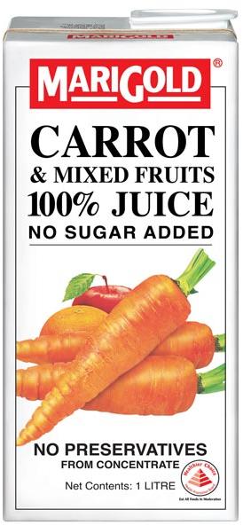 Marigold 100% Carrot Mixed Fruit Juice