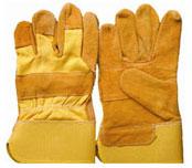 Yellow Leather Gloves