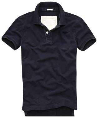Black Polo T-shirt by Diligent Exports, Black Polo T-shirt from ...