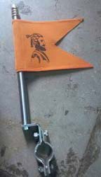 Flag Rod And Enclosed Type Bracket