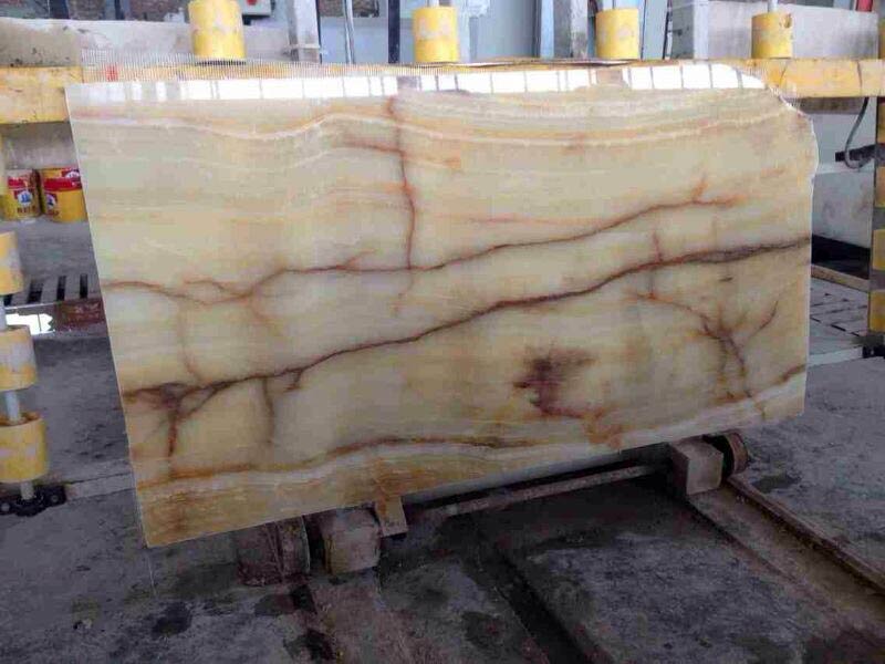Polished Onyx Marble Slabs, for Flooring, Size : Multisizes
