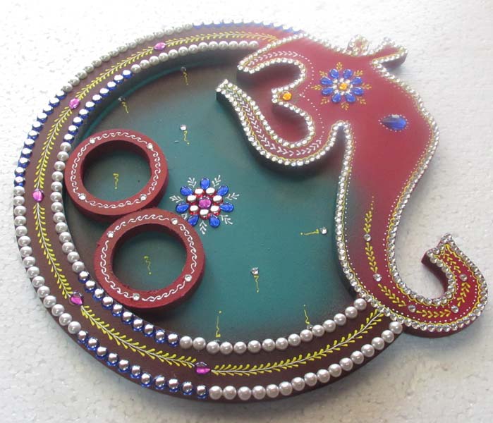 Decorative Ganesh Puja Thali