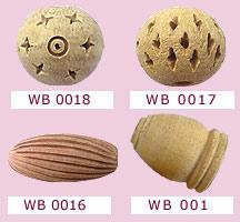 Carved Wooden Beads
