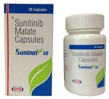 Suninat 50 Capsules, for Clinical, hospital etc., Packaging Type : Plastic Bottle