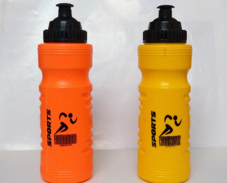 750 ml Sipper Bottle, Color : Yellow, Orange