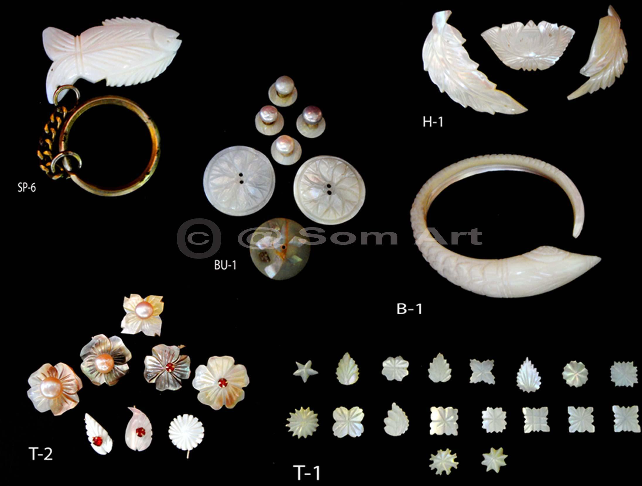 Oyster & Cockle Jewelry Items
