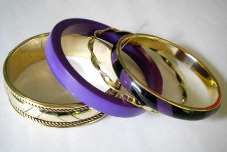 Brass Resin Bangles