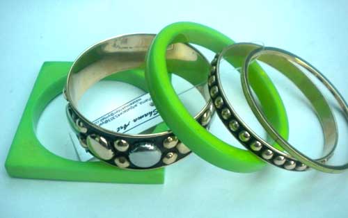 Brass Resin Bangles