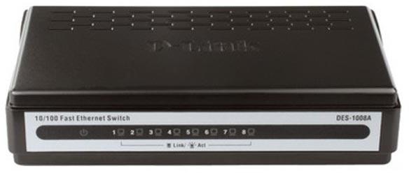 D-link 8-port 10/100m Unmanaged Standalone Switch Network Switch