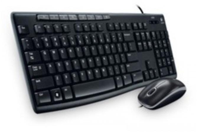 Logitech Mk200 Usb 2.0 Keyboard and Mouse Combo (black)