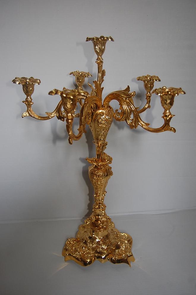 Golden Candle Stand