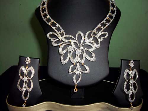 American Diamond Necklace Sets