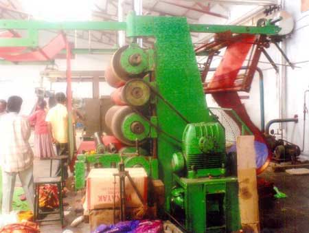 Textile Machinery - Embossing Shiner Calender Machine Manufacturer from  Surat