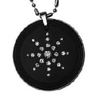 diamond scalar energy pendant