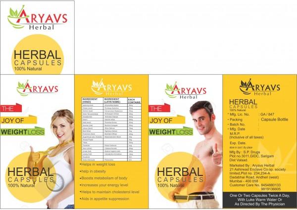 Aryavs Herbal The Joy Of Weight Loss Capsules