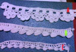 Crochet Boarder Laces