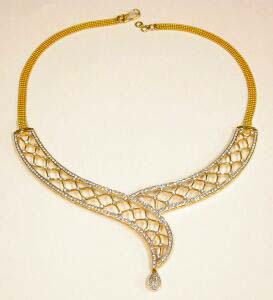 Studded Necklace Design No. Tkdn-1