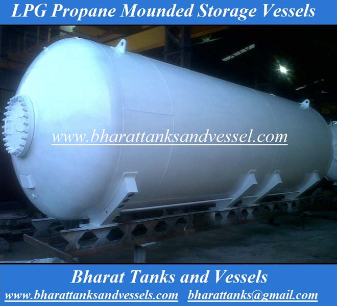 Lpg Propane Mounded Storage Vessels