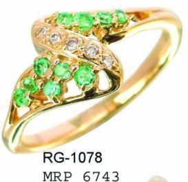 Rg-1078 Gold Rings