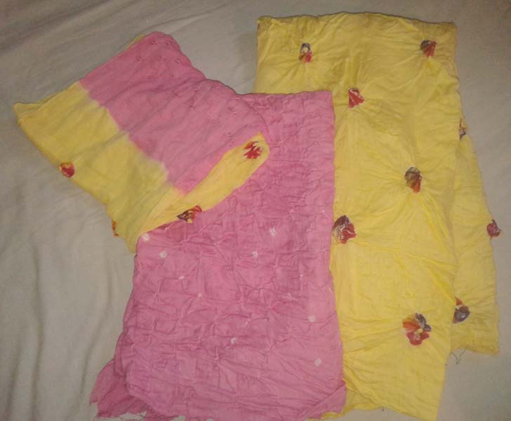 Designer Yellow Pure GC Cotton Sanganeri Printed Punjabi Suits