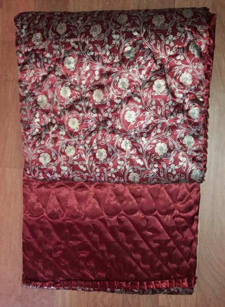 Jaipuri Red Print Double Bedding Quilt S