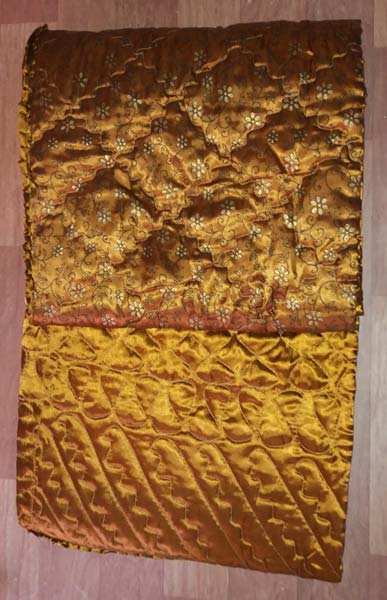 Jaipuri Yellow Print Double Bedding Quilt S