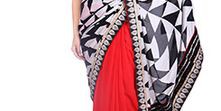 Printed Crepe Sarees