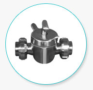 Stainless Steel Electropolished Two Way Plug Valve