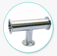 Stainless Steel Sanitary Reducing Short Outlet Tee