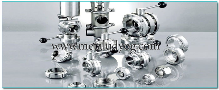 Stainless steel sanitary valves