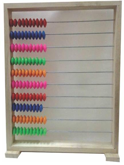 Rubber wood Abacus Counting Frame