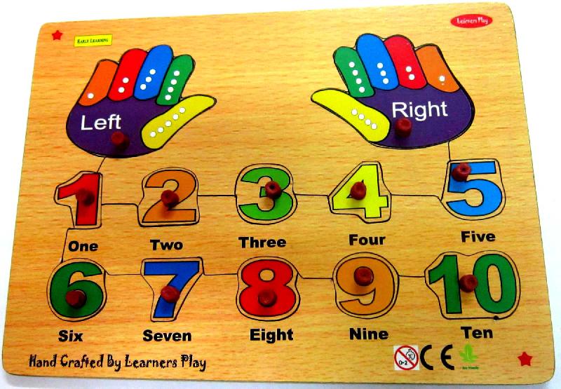 Hand Counting Knob Puzzle