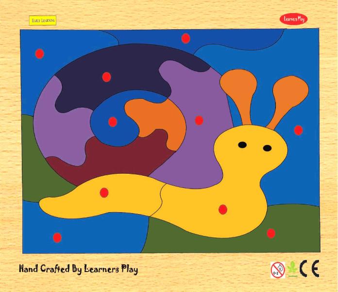 Snail Coloured Puzzle (KP-08)