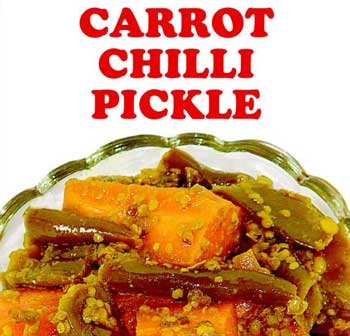 carrot chilli pickle