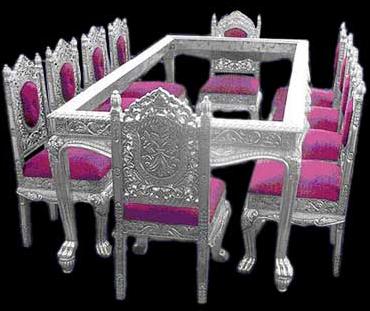 Silver Dining Table Set (uce Dt 17)