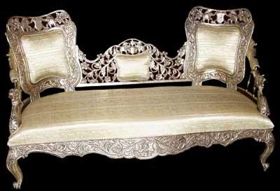 Silver Sofa Set (uce Cr 197)