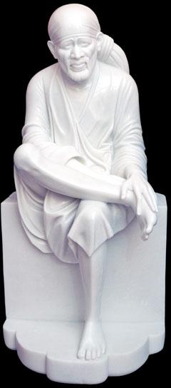 Sai Baba Marble Statue