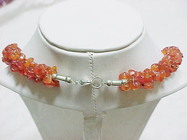 Natural Gemstone Chip Necklace