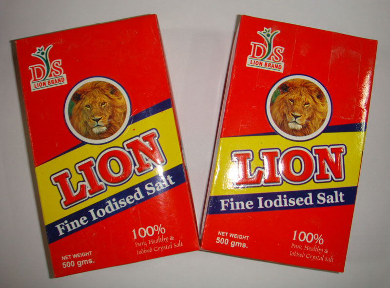 Lion refined iodized salt