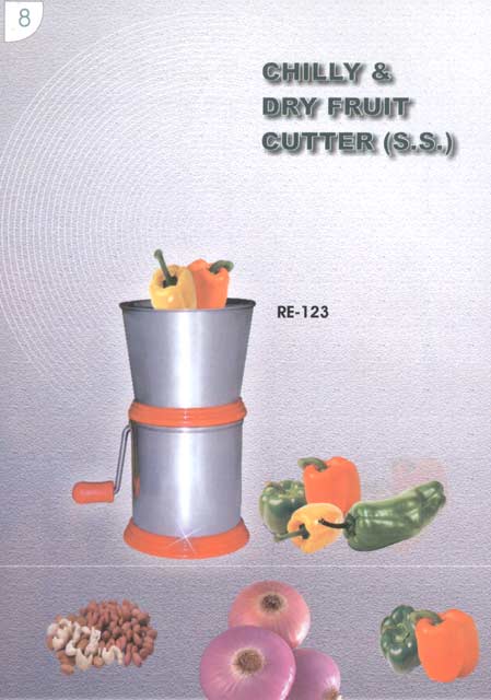 stainless steel Dry Fruit Cutter