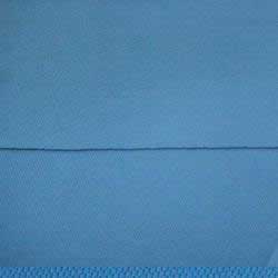 Plain Polyester Interlock Fabric, Color : Blue