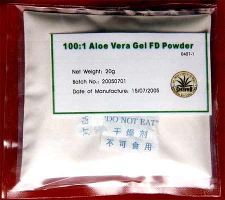 100:1 Aloe Vera Gel Freeze Dried Powder